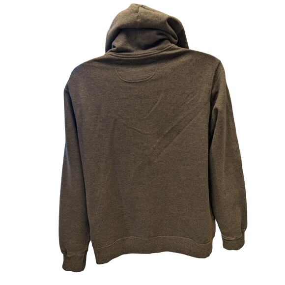 Disney Minnie Mouse Christmas Hoodie Sweatshirt Medium Gray Pullover Pockets - Picture 5 of 8